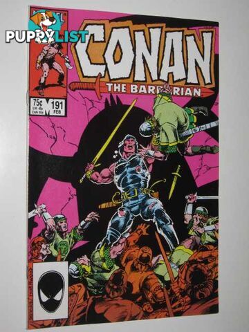 Conan the Barbarian #191  - Various - 1987