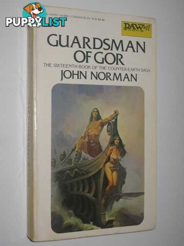 Guardsman of Gor - Chronicles of Counter-Earth Series #16  - Norman John - 1981