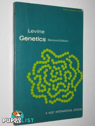 Genetics  - Levine Robert Paul - 1972