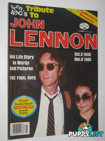 Teen Bags Tribute to John Lennon #1  - Lopez Adrian B. - 1981