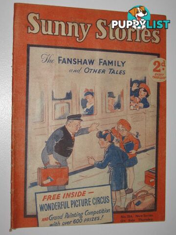 Sunny Stories No. 554 New Series : The Fanshaw Family and Other Tales  - Author Not Stated - 1953