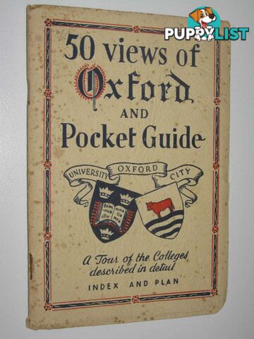 50 Views Of Oxford And Pocket Guide  - Author Not Stated - No date