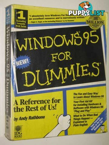 Windows 95 For Dummies  - Rathbone Andy - 1995