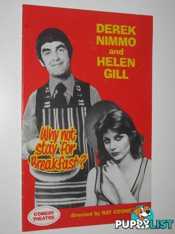 Derek Nimmo and Hellen Gill: Why Not Stay for Breakfast? : Comedy Theatre  - Author Not Stated - 1975