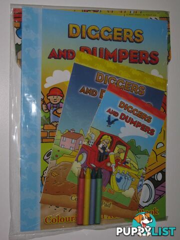 Diggers and Dumpers Colouring and Activity Play Pack  - Author Not Stated - 2010