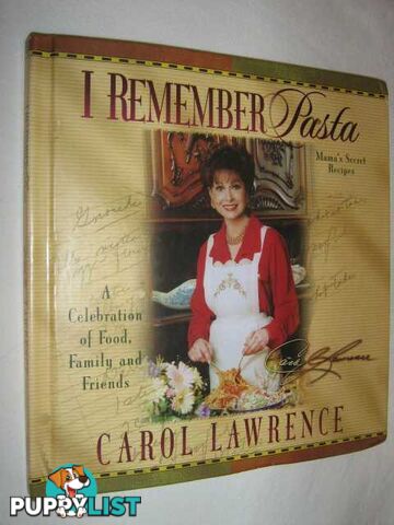 I Remember Pasta  - Lawrence Carol - 1996