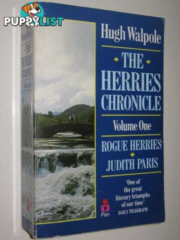 THE HERRIES CHRONICLES Volume One : Rogue Herries + Judith Paris  - Walpole Hugh - 1985