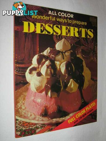 Wonderful Ways to Prepare Desserts  - Mansfield Marion - 1979