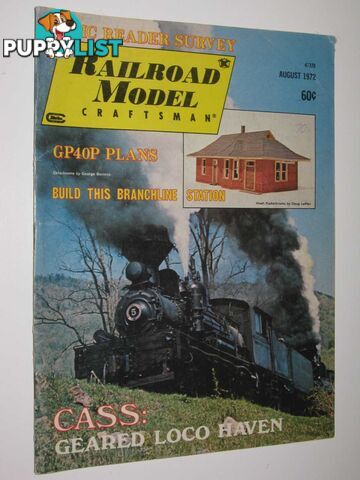 Railroad Model Craftsman Vol 41 #3 : August 1972  - Author Not Stated - 1972