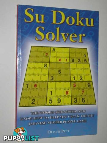 Su Doku Solver  - Pitt Oliver - 2005