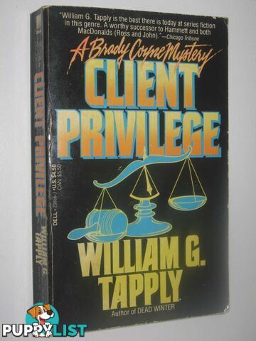 Client Privilege - Brady Coyne Mystery  - Tapply William G. - 1991