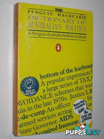 The Penguin Macquarie Dictionary of Australian Politics  - Author Not Stated - 1988