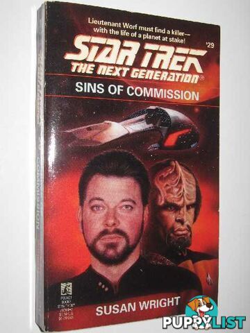 Sins of Commission - STAR TREK: The Next Generation Series #29  - Wright Susan - 1994