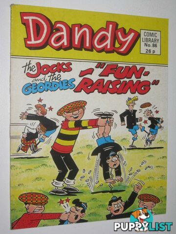 The Jocks and the Geordies in "Fun-Raising" - Dandy Comic Library #86  - Author Not Stated - 1986