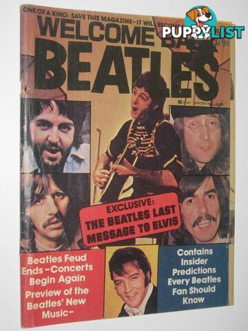 Welcome Back Beatles Winter 1977  - Goodman Jeffrey - 1978