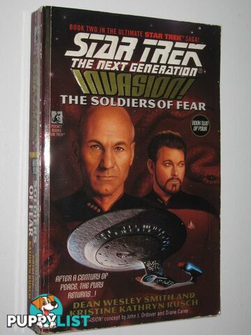 The Soldier's of Fear: Invasion Book 2 - STAR TREK: The Next Generation Series #41  - Smith Dean Wesley & Rusch, Kristine Kathryn - 1996