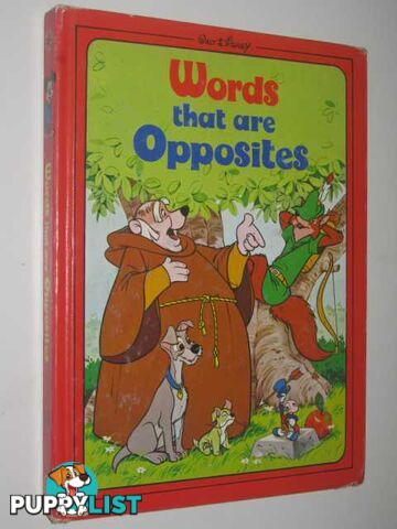 Words That Are Opposites  - Disney - 1976