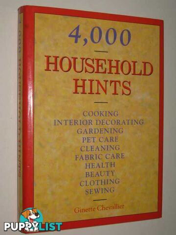 4000 Household Hints  - Chevallier Ginette - 1992