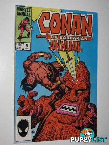 Conan the Barbarian Annual #9  - Author Not Stated - 1984