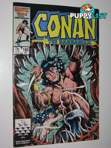 Conan the Barbarian #186  - Various - 1986