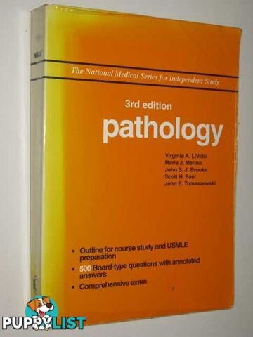 Pathology  - Livolsi Virginia A. & Merino, Maria J. & Brooks, John S.J. & Saul, Scott H. & Tomaszewski, John E. - 1994