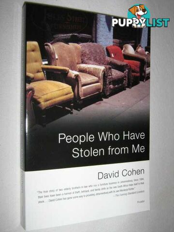 People Who Have Stolen From Me  - Cohen David - 2004