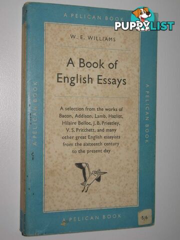 A Book of English Essays  - Williams W. E. - 1959