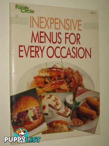 Inexpensive Menus For Every Occasion  - Family Circle - No date