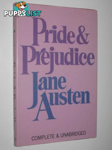 Pride and Prejudice  - Austen Jane - 1987