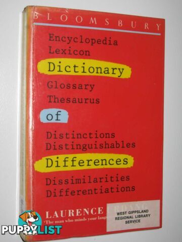 Dictionary of Differences  - Urdang Laurence - 1989