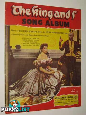 The King And I Song Album  - Rogers Richard & Hammerstein, Oscar