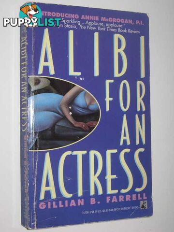 Alibi For An Actress  - Farrell Gillian B - 1993