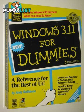 Windows 3.11 for Dummies  - Rathbone Andy - 1995