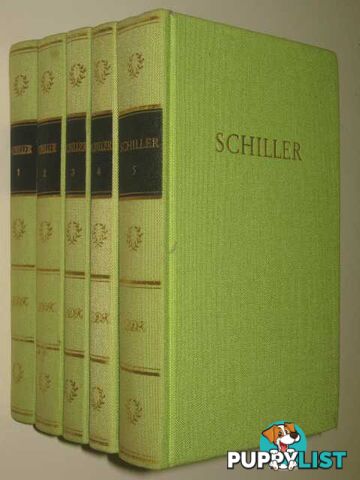 Schillers Werke in funf Banden  - Muller Joachim - 1978