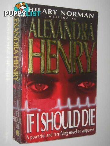 If I Should Die  - Henry Alexander - 1996