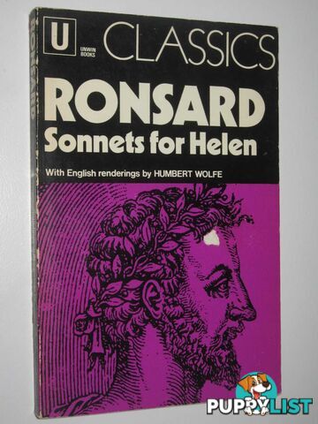 Sonnets for Helen  - Ronsard Pierre de - 1972