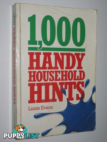 1000 Handy Household Hints  - Evans Lizzie - 1985