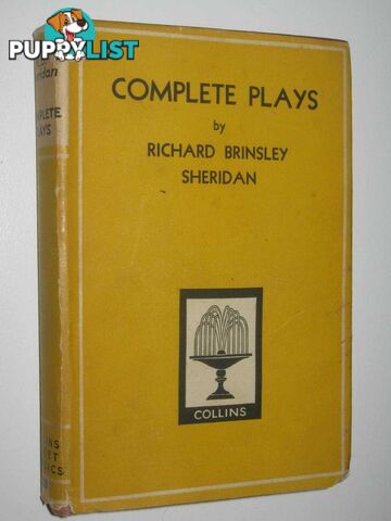 Complete Plays - Collins Pocket Classic Series #33  - Sheridan Richard Brinsley - No date