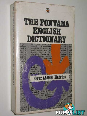 The Fontana English Dictionary  - Author Not Stated - 1974