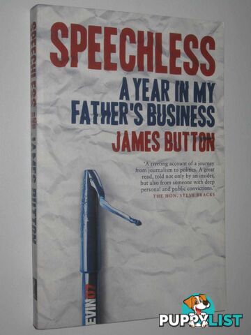 Speechless : A Year i My Father's Business  - Button James - 2012