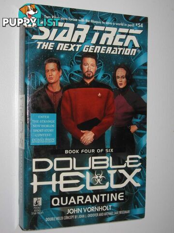 Quarantine: Double Helix Book 4 - STAR TREK Next Generation Series #54  - Vornholt John - 1999