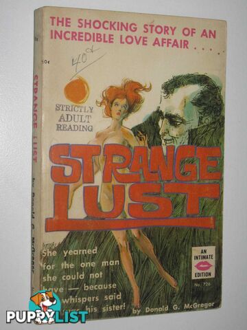 Strange Lust  - McGregor Donald G. - 1963