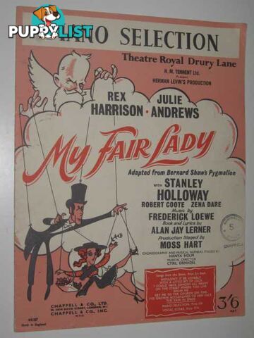 My Fair Lady: Piano Selection  - Loewe Frederick & Lerner, Alan Jay - 1956