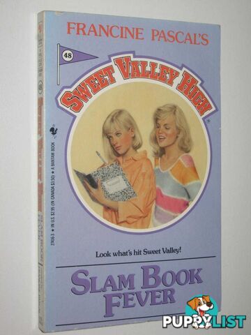 Slam Book Fever - Sweet Valley High Series #48  - Pascal Francine & William, Kate - 1988