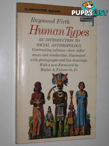 Human Types : An Introduction to Social Anthropology  - Firth Raymond - 1958