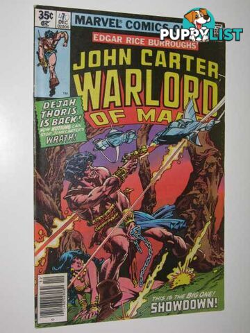 John Carter, Warlord of Mars #7  - Wolfman Merv - 1977