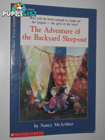 The Adventure of the Backyard Sleep-out  - McArthur Nancy - 1992