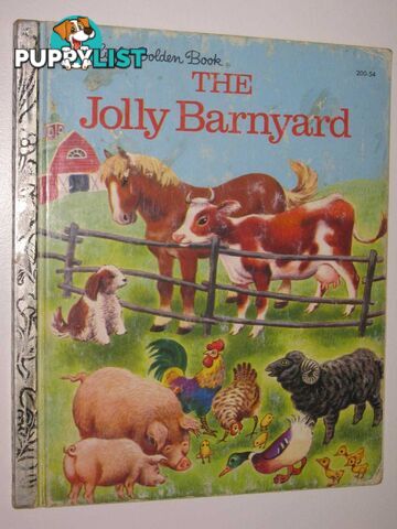 The Jolly Barnyard - Little Golden Book Series #200-54  - Bedford Annie North - 1979