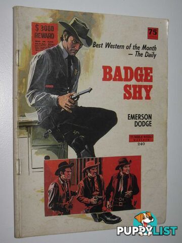 Badge Shy - Tumbleweed Western Series #240  - Dodge Emerson - 1972