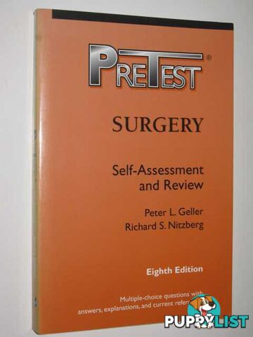 Pre-test Self-assessment and Review: Surgery  - Geller Peter & Nitzberg, Richard - 1982